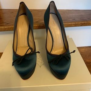 EUC Charlotte Olympia Size 39 heels